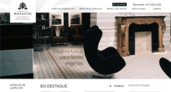 Desktop Screenshot of fabricademosaicos.com.br